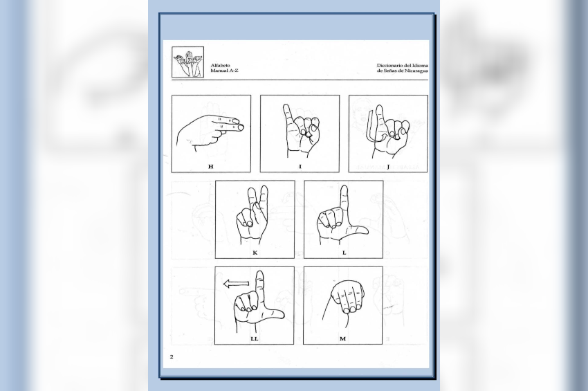 El lenguaje de señas es claro, coherente y práctico. 